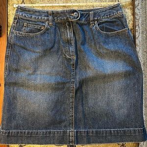 Talbots denim skirt size 10